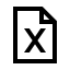 excel file icon